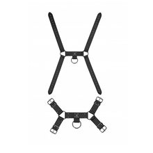 Cargar imagen en el visor de la galería, Arnés adornado con pinchos y calaveras