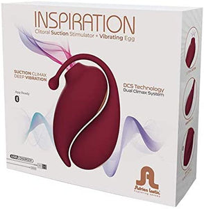 Inspiration suction stimulator vibrating egg