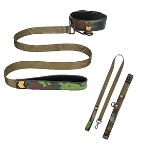 Army Collar with Leash