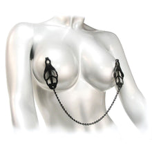 Cargar imagen en el visor de la galería, Monarch Nipple Clams Black Chain
