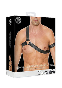 Ouch! Gladiator Harness With Arm Band