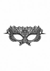 Black Lace Mask Ouch