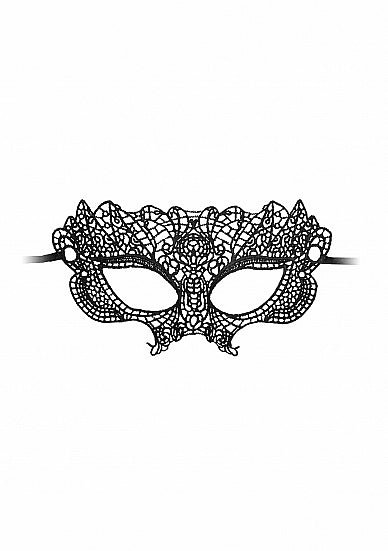 Black Lace Mask Ouch